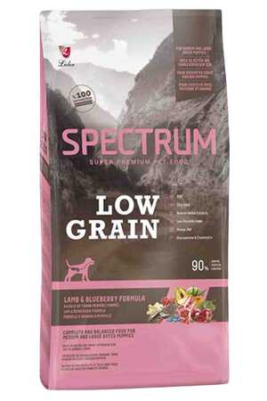 Spectrum Low Grain Kuzu Etli ve Yaban Mersinli Orta Irk Yavru Köpek