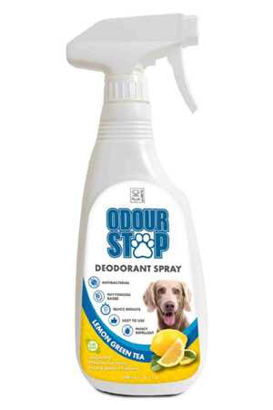 M-Pets Odour Stop Limon ve Yeşil Çaylı Deodorant Sprey 500ml - Thumbnail