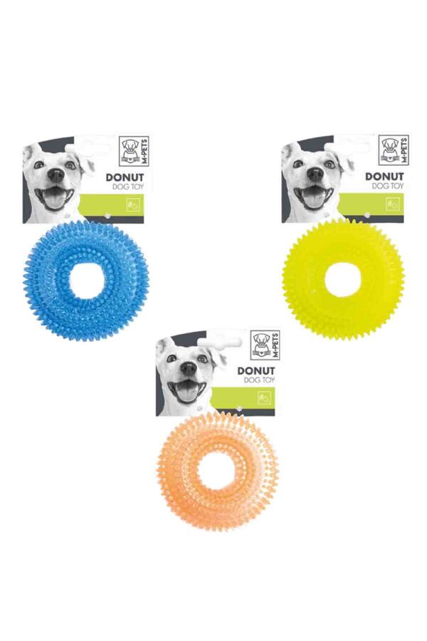 M-Pets Donut Köpek Oyuncağı Mix Color 9cm