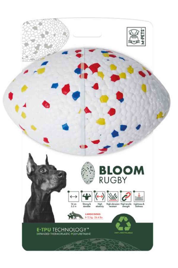 M-Pets Bloom Rugby Parçalanmaz Rugby Topu Mix Color