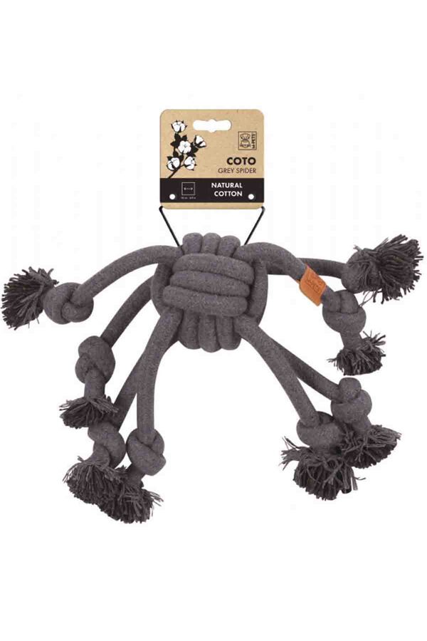 M-Pets Coto Grey Spider Örgü Oyuncak 38cm