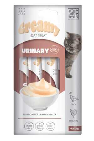 M-PETS - M-Pets Urinary Fonksiyonel Creamy Kedi Ödülü 4x15gr