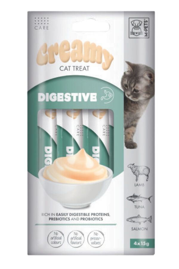 M-Pets Digestive Fonksiyonel Creamy Kedi Ödülü 4x15gr