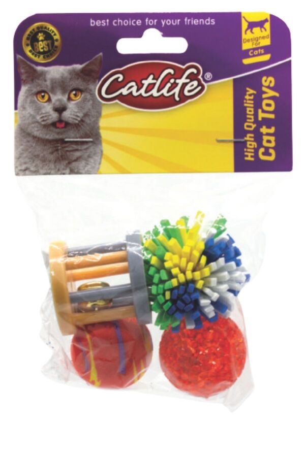 Catlife Zilli Kedi Oyuncağı 4lü Paket 