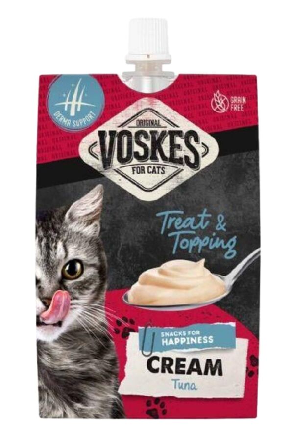 Voskes Ton Balıklı Cream Kedi Ödül Maması 90gr