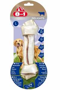 8 IN 1 - 8in1 Delights Bones Köpekler için Biftekli Ödül Kemiği (L) 85gr