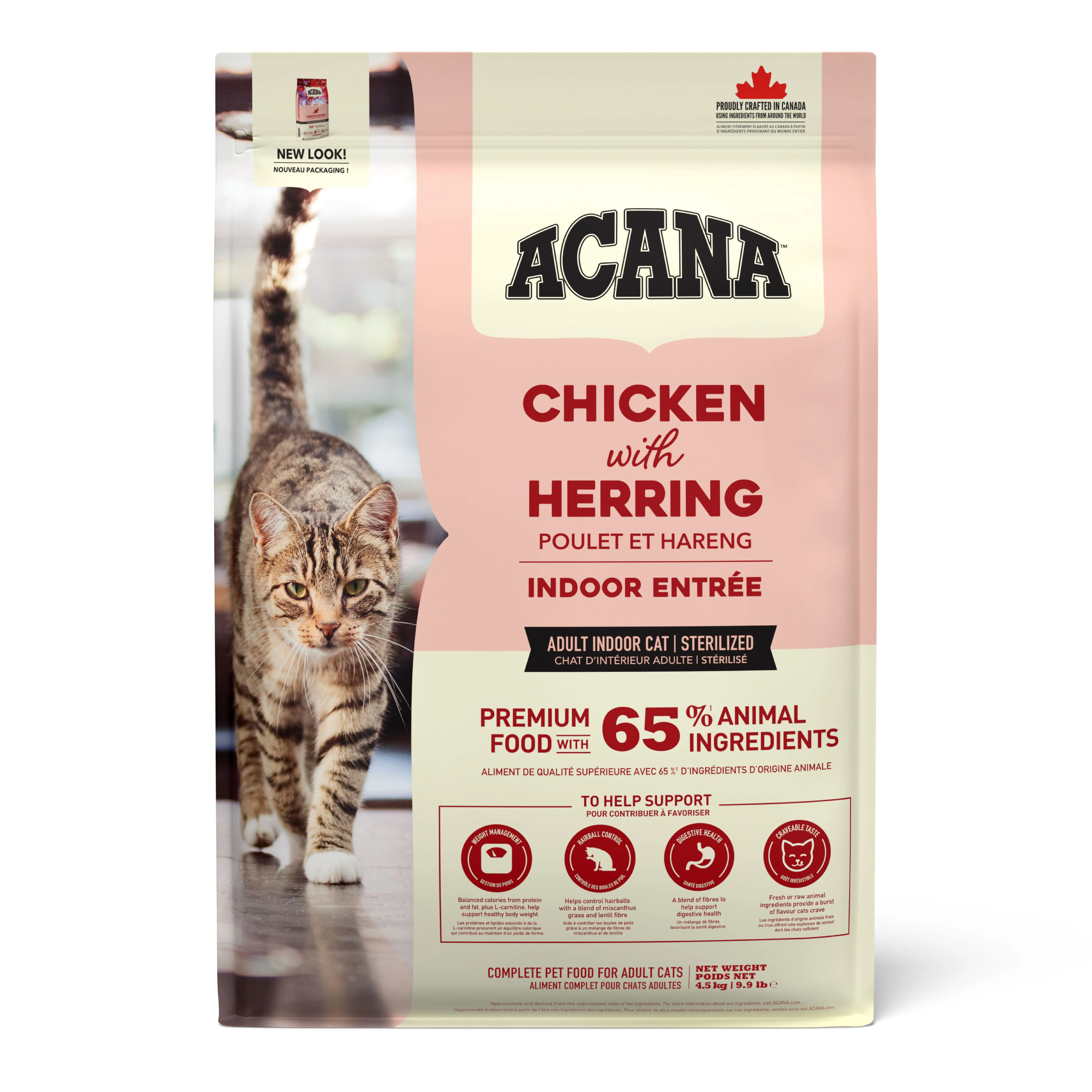 Acana Indoor Entree Tavuk ve Hindi Etli Kısırlaştırılmış Kedi Maması 4,5kg