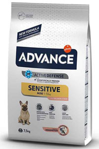 ADVANCE - Advance Mini Sensitive Somonlu Küçük Irk Yetişkin Köpek Maması 7,5kg