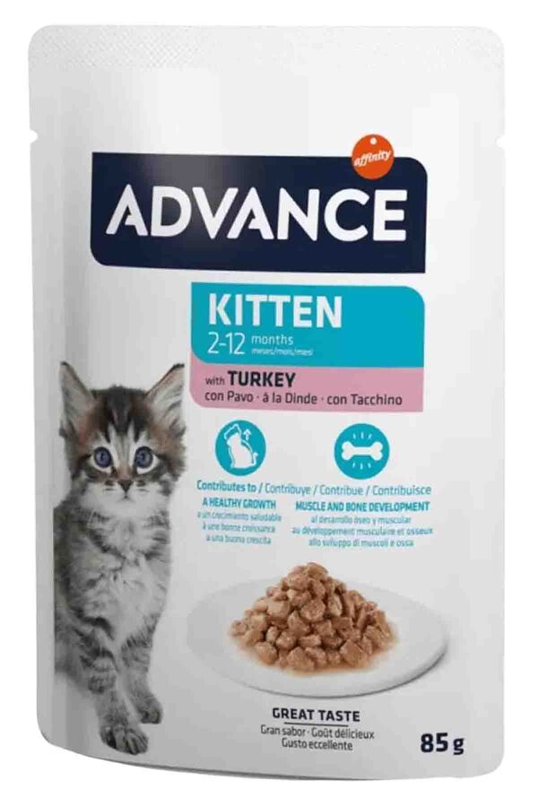 Advance Hindili Yavru Kedi Konservesi 85gr