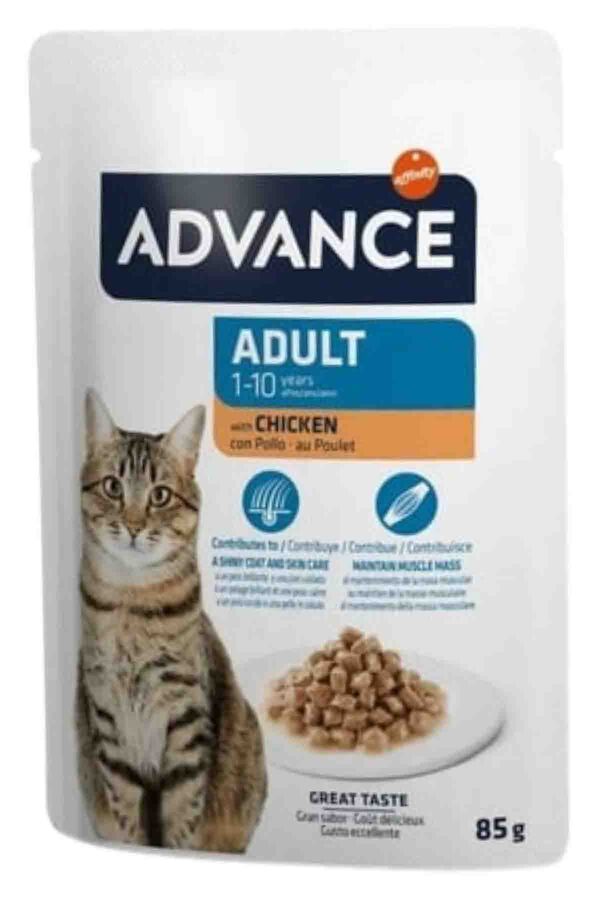 Advance Tavuklu Yetişkin Kedi Konservesi 85gr