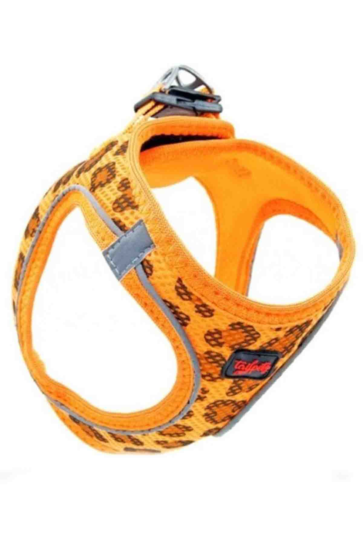 Tailpetz Air Mesh Harness Leopar Köpek Göğüs Tasması L