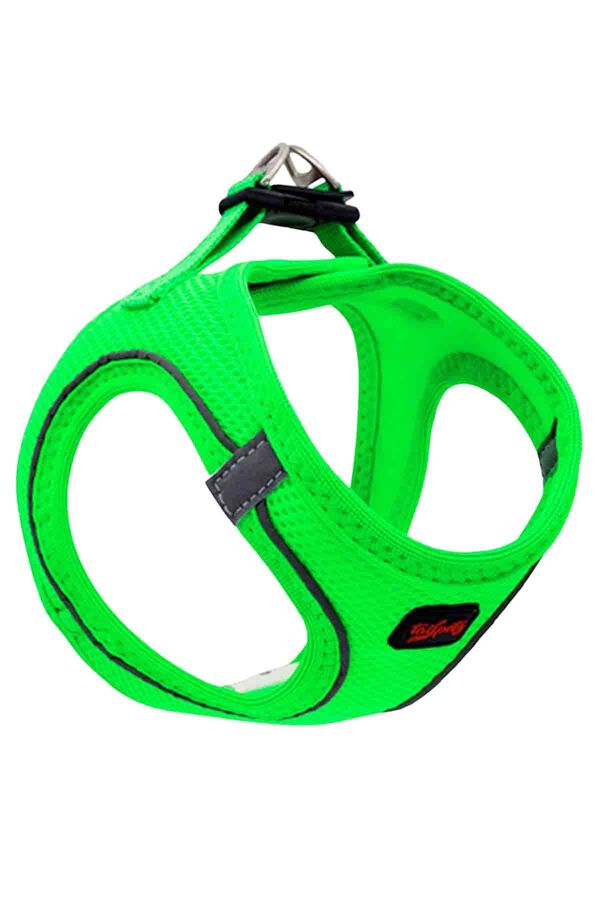 Tailpetz Air Mesh Harness Neon Yeşil Köpek Göğüs Tasması 2XS