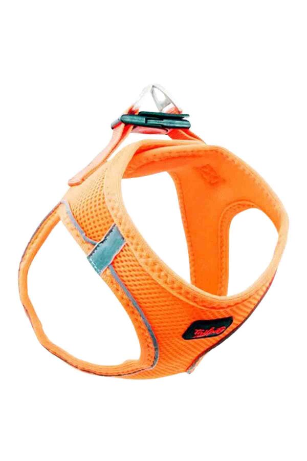 Tailpetz Air Mesh Harness Neon Turuncu Köpek Göğüs Tasması 2XS