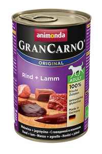 ANIMONDA - Animonda GranCarno Biftek ve Kuzu Etli Yetişkin Köpek Konservesi 400gr