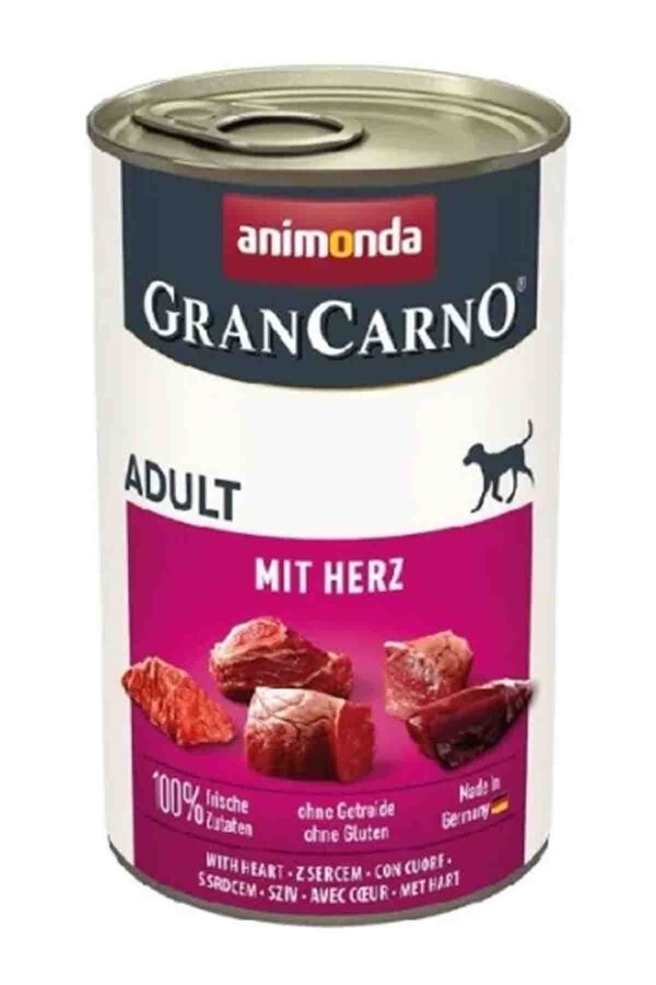 Animonda Gran Carno Sığır Etli ve Yürekli Köpek Konservesi 400gr