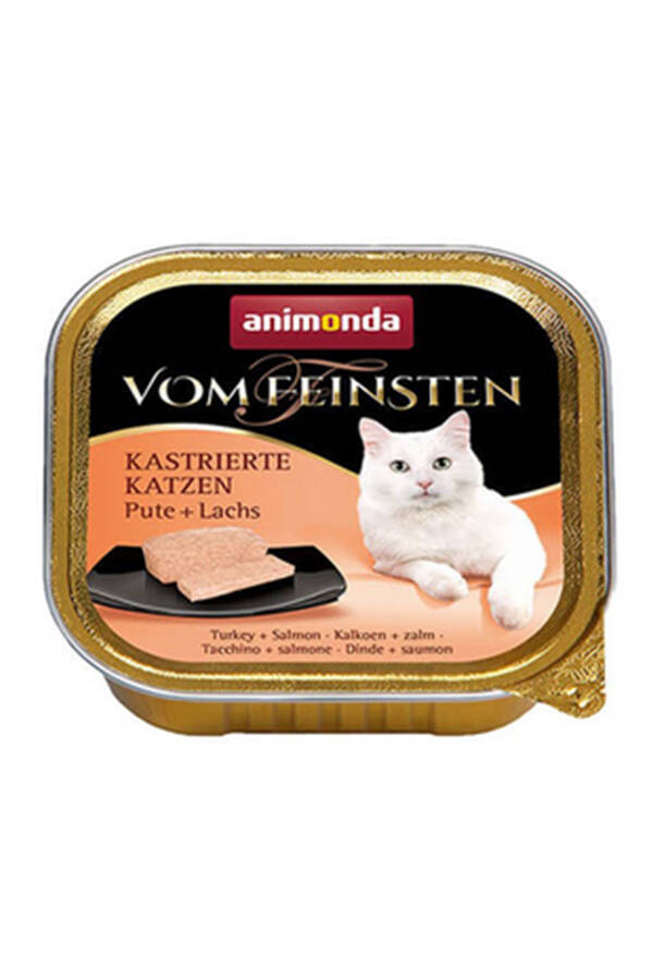 Animonda Hindi ve Somonlu Kısırlaştırılmış Kedi Konservesi 100gr