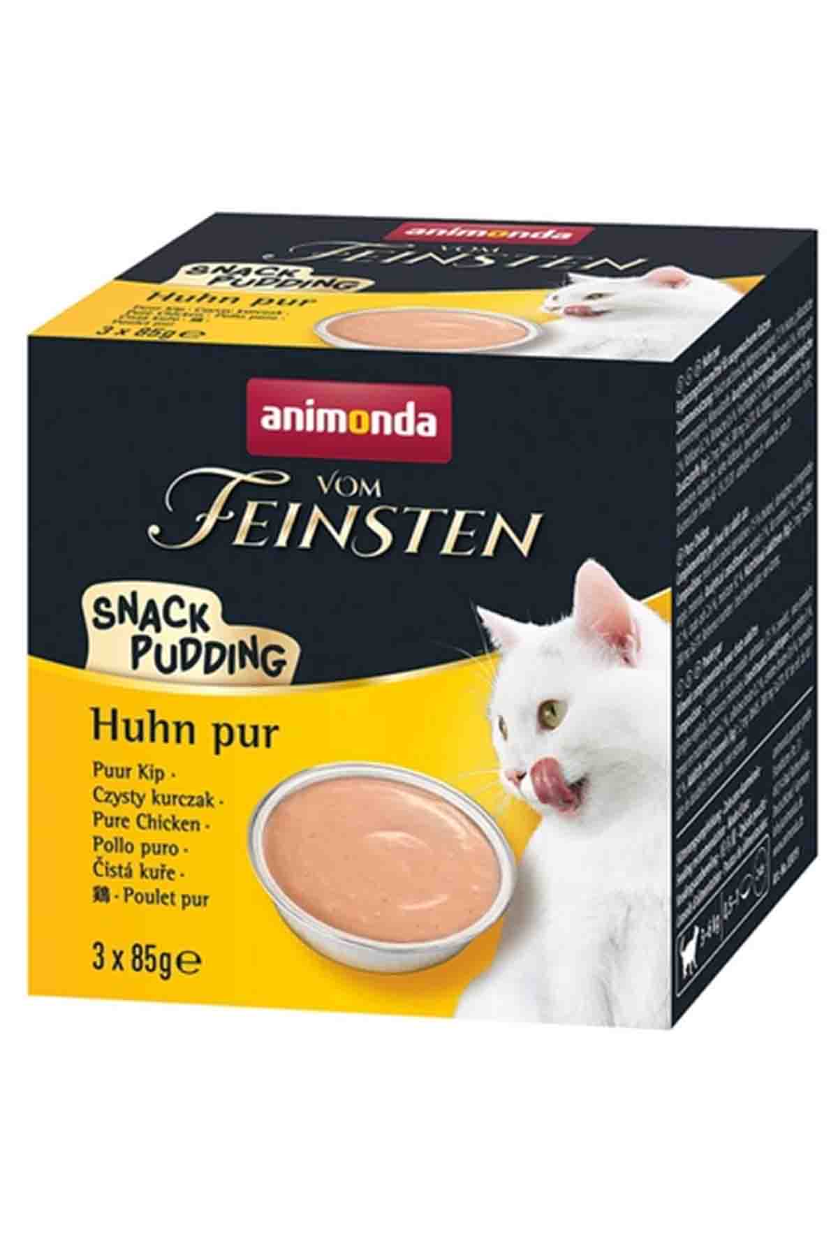 Animonda Vom Feinsten Snack Pudding Tavuklu 3x85g