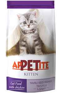APPETITE - Appetite Tavuklu Yavru Kedi Maması 1,5kg