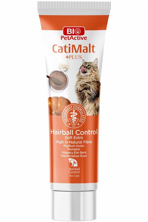 Bio PetActive Cati Kediler İçin Tüy Yumağı Önleyici Malt 100ml