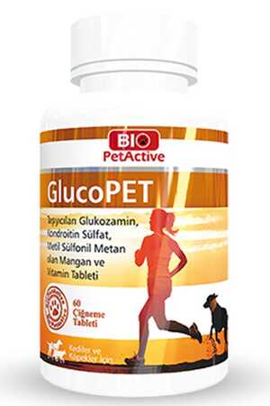 BIO PETACTIVE - Bio Pet Active Glucopet Köpekler İçin Eklem Saglığı Tableti 60 Adet 90gr