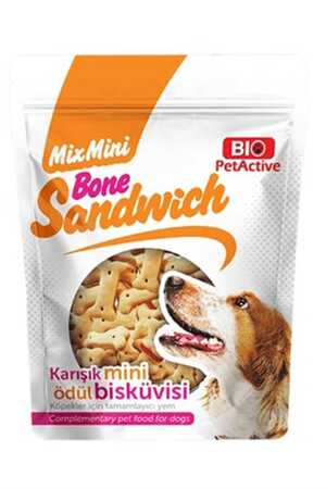 BIO PETACTIVE - Bio Pet Active Mix Mini Bone Köpek Ödül Bisküvisi 200gr