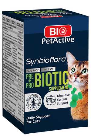 BIO PETACTIVE - Bio Pet Active Synbioflora Probiyotik Kedi Tableti 30gr