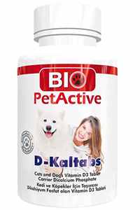 BIO PETACTIVE - Bio PetActive Köpekler için Kalsiyum ve D Vitamini 84 Tablet