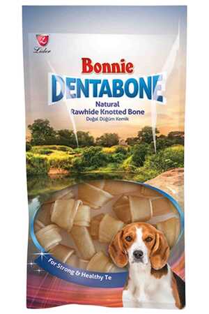 BONNIE - Bonnie Dentabone Naturel Düğüm Köpek Ödül Kemiği 10lu