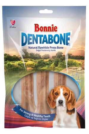 BONNIE - Bonnie Dentabone Naturel Press Köpek Ödül Kemiği 3lü