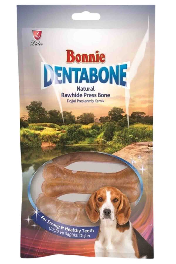 Bonnie Dentabone Naturel Press Köpek Ödül Kemiği 5li