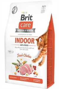 BRIT - Brit Care Indoor Stres Azaltıcı Ev Kedileri için Tahılsız Yetişkin Kedi Maması 2kg
