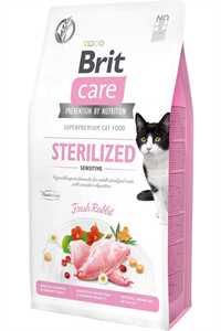 Brit Care Kısırlaştırılmış Tavşanlı Hassas Yetişkin Kedi Maması 7kg