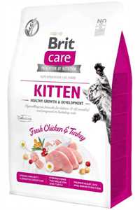 BRIT - Brit Care Kitten Bağışıklık Güçlendirici Tavuklu Yavru Kedi Maması 7kg