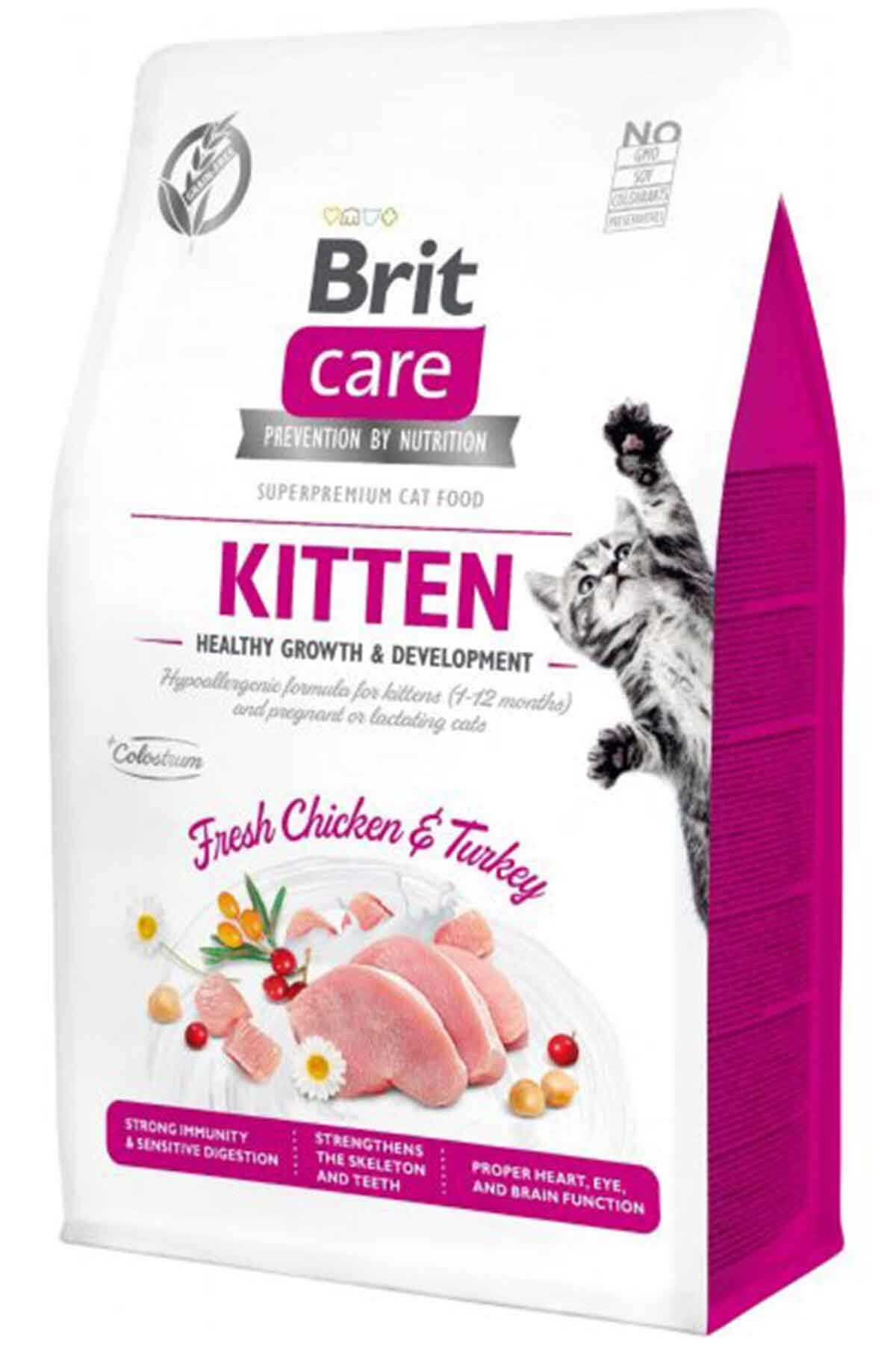 Brit Care Kitten Bağışıklık Güçlendirici Tavuklu Yavru Kedi Maması 7kg