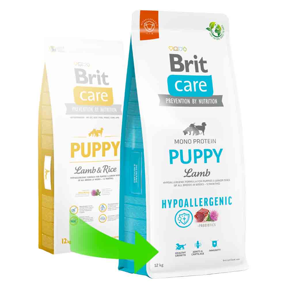 Brit Care Mono Protein Hipoalerjenik Kuzu Etli Yavru Köpek Maması 12kg