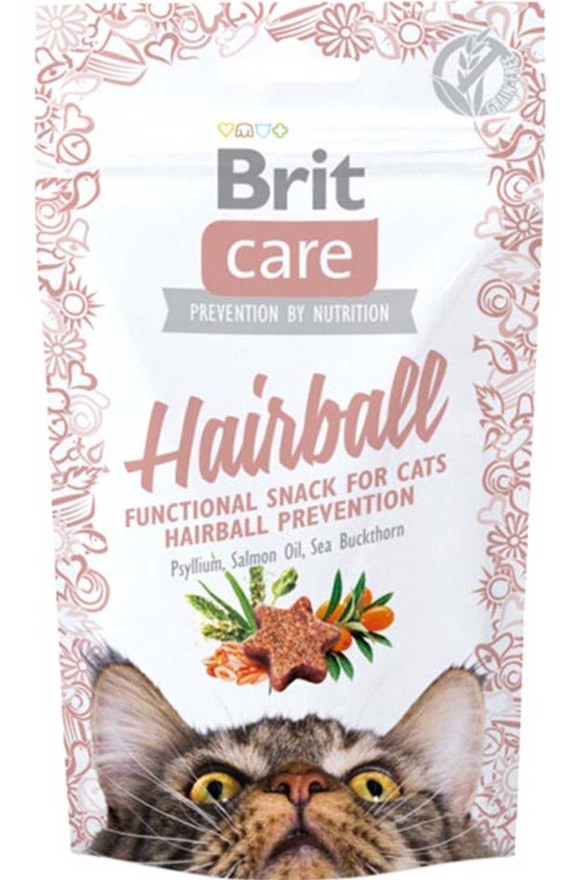Brit Care Snack Hairball Tüy Yumağı Önleyici Ördekli Kedi Ödül Maması 50gr