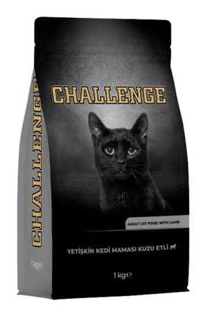 CHALLENGE - Sokaktaki Dostlarımıza Challenge Kuzu Etli Yetişkin Kedi Maması 1kg