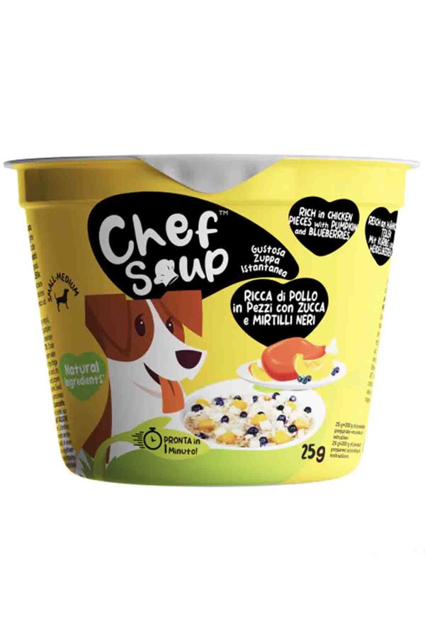 Chef Soup Tavuk Yaban Mersini ve Bal Kabaklı Hazır Çorba 25gr