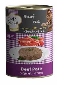 CHEFS CHOICE - Chefs Choice Tahılsız Biftekli Yetişkin Kedi Konservesi 400gr