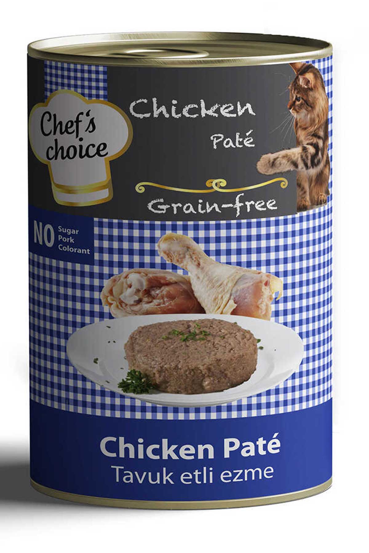 Chefs Choice Tahılsız Tavuklu Yetişkin Kedi Konservesi 400gr