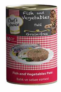 CHEFS CHOICE - Chefs Choice Tahılsız Balık ve Sebzeli Yetişkin Kedi Konservesi 400gr