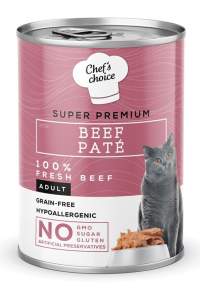 CHEFS CHOICE - Chef's Choice Sığır Etli Yetişkin Kedi Konservesi 400gr