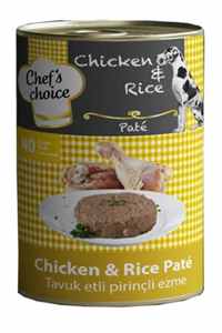 CHEFS CHOICE - Chefs Choice Tavuk ve Pirinçli Yetişkin Köpek Konservesi 400gr
