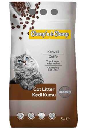 CLUMP'N&CLUMP - Clump'n&Clump Kahveli Kedi Kumu 5lt