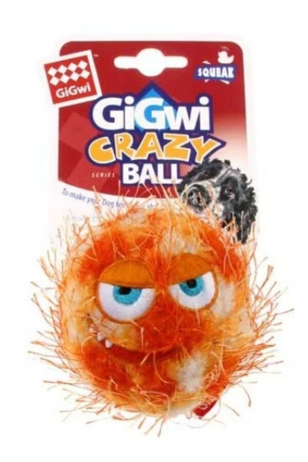 Gigwi Crazy Ball Çılgın Kirpi Top Kırçıllı Köpek Oyuncağı 6cm