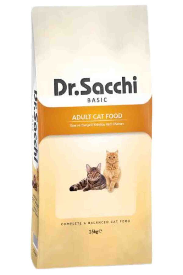 Dr.Sacchi Tavuklu Yetişkin Kedi Maması 15kg