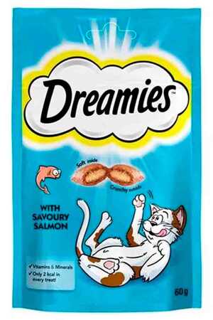 DREAMIES - Dreamies Somonlu Kedi Ödül Maması 60gr