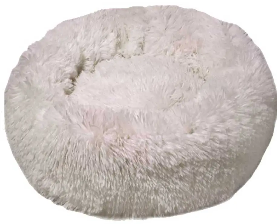 DUBEX - Dubex Ponchik Kedi ve Köpek Yatağı 50x9cm (S) Beyaz