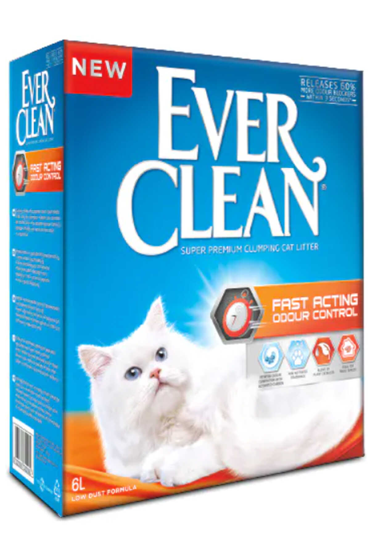 Ever Clean Fast Acting Doğal Bitki Özlü Hızlı Topaklanan Kedi Kumu 6lt