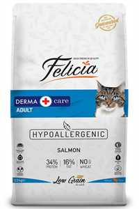 FELICIA - Felicia Düşük Tahıllı Hipoalerjenik Somonlu Yetişkin Kedi Maması 12kg